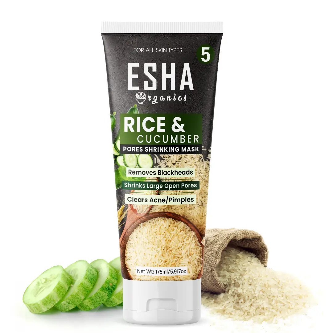 Esha Organics Rice & Cucumber Pores Shrinking Mask