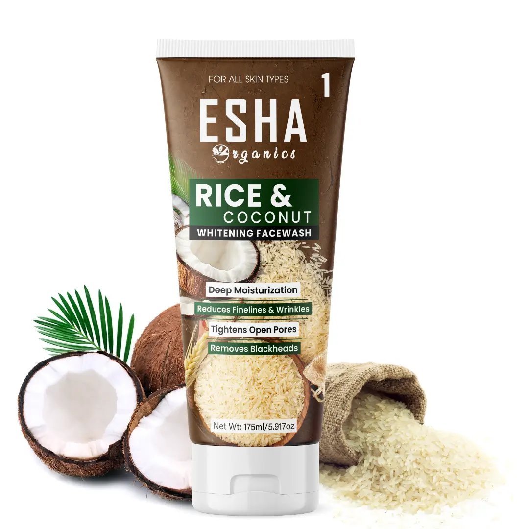 Esha Organics Rice & Coconut Face Wash
