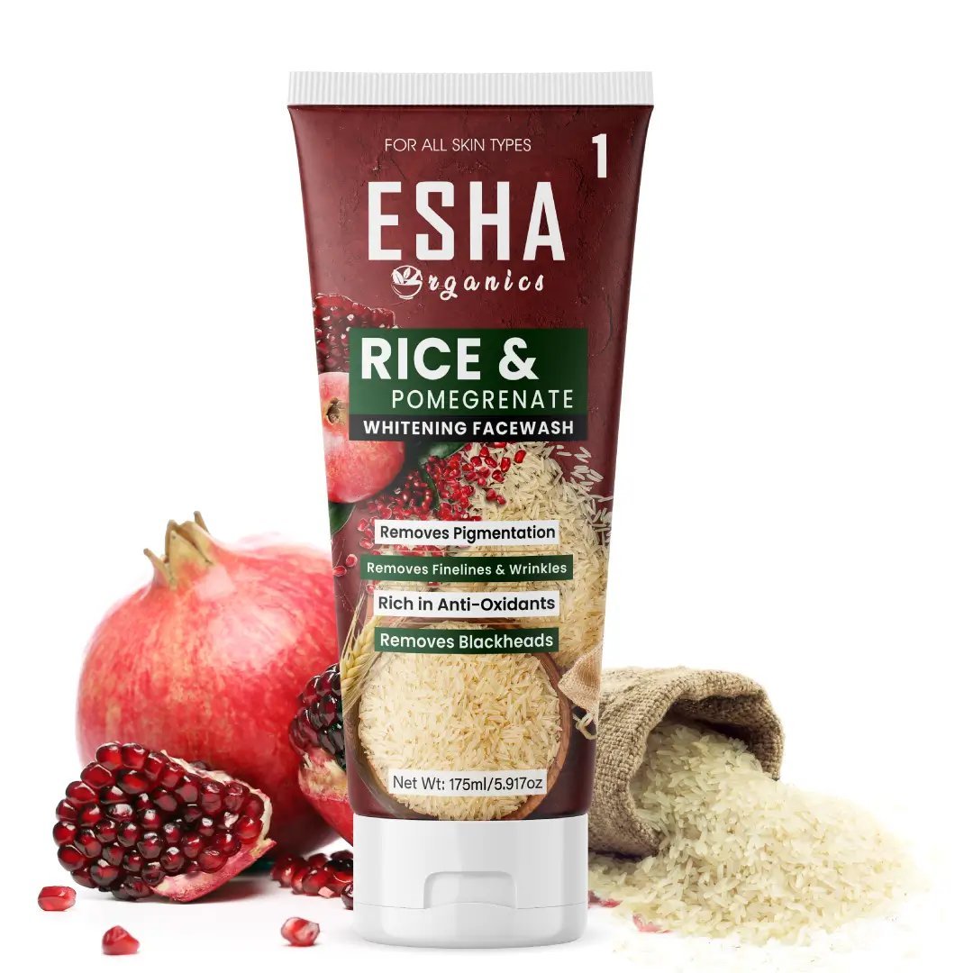 Esha Organics Rice & Pomegrenate Face Wash