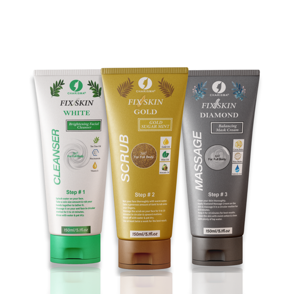 Charisma Cosmetics Fix Skin Facial Kit (Tube Pack Of 3)