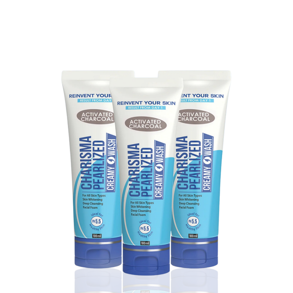 Charisma Cosmetics Pearlized Creamy Face Wash Offer (Pack Of 3)