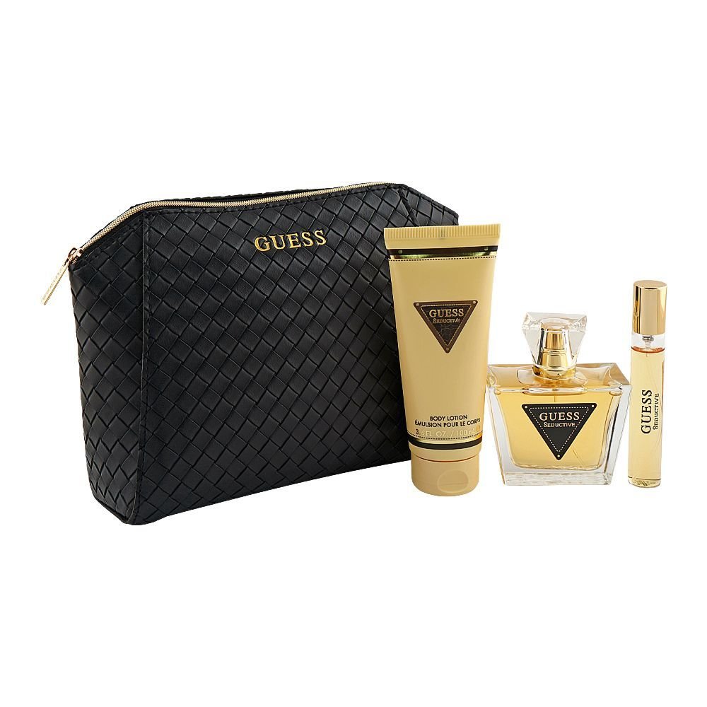 Guess Seductive Women Set, Eau De Toilette 75ml + Eau De Toilette 15ml + Body Lotion 100ml + Pouch