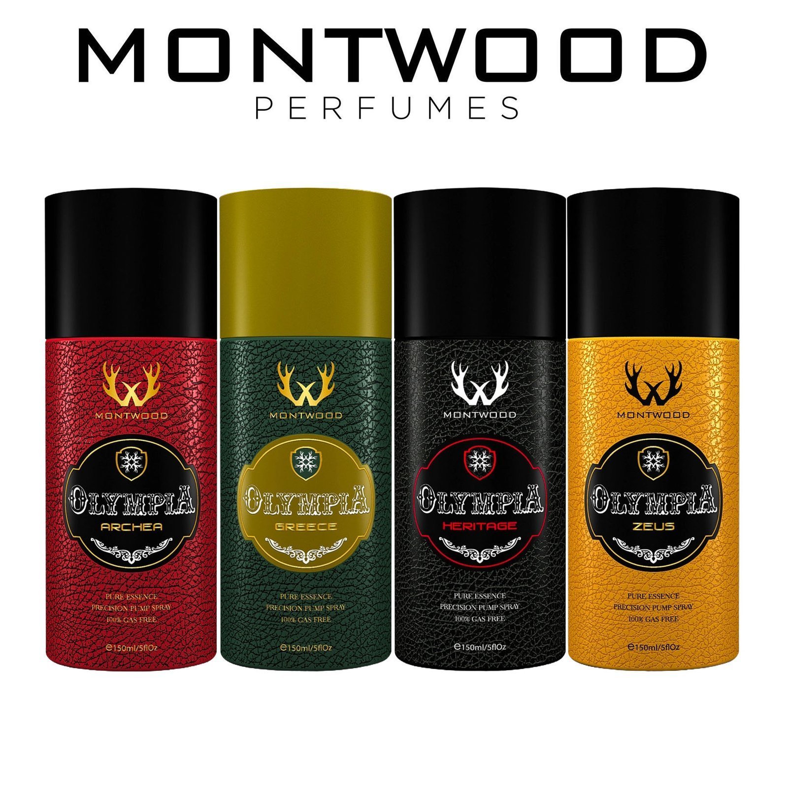 Montwood Olympia Series Perfume Sprays Deal (Pack Of 4)