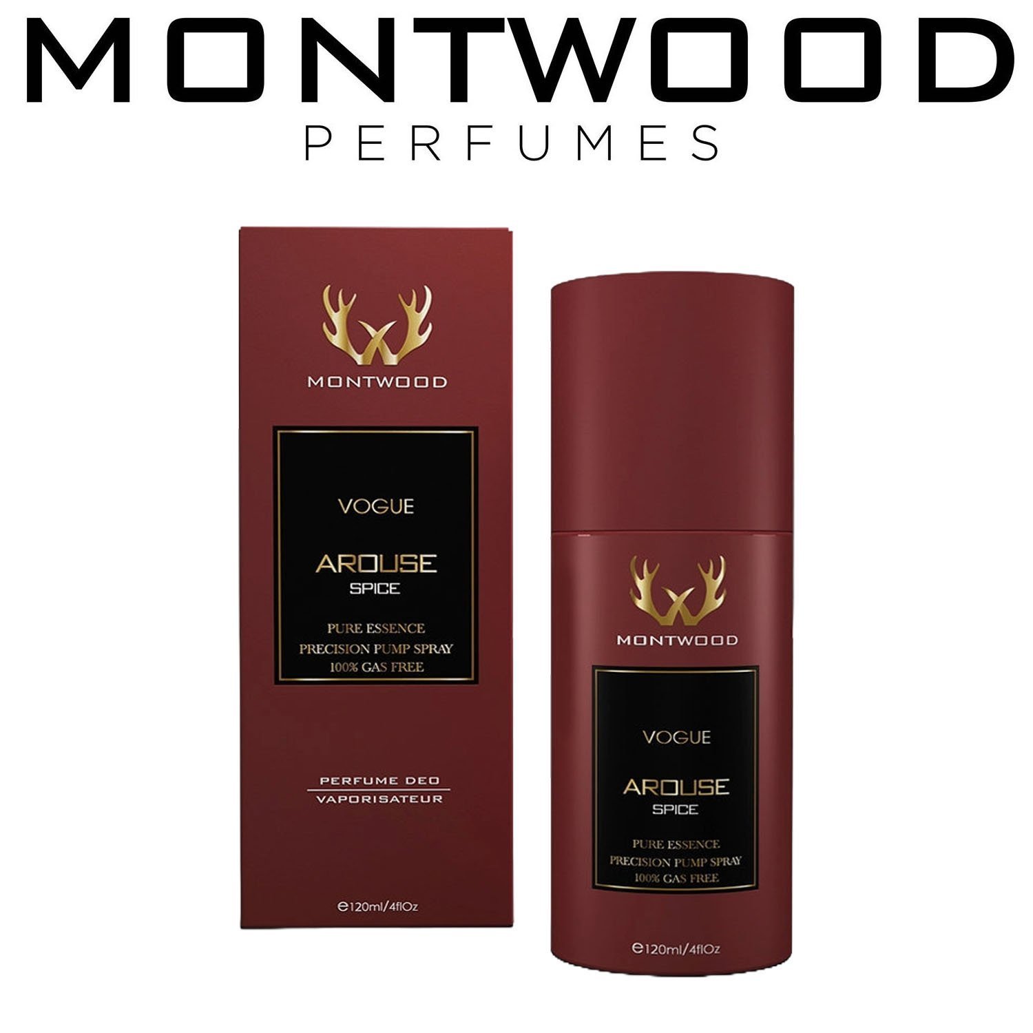 Montwood Vogue Arouse Spice Perfume Spray (120ml)