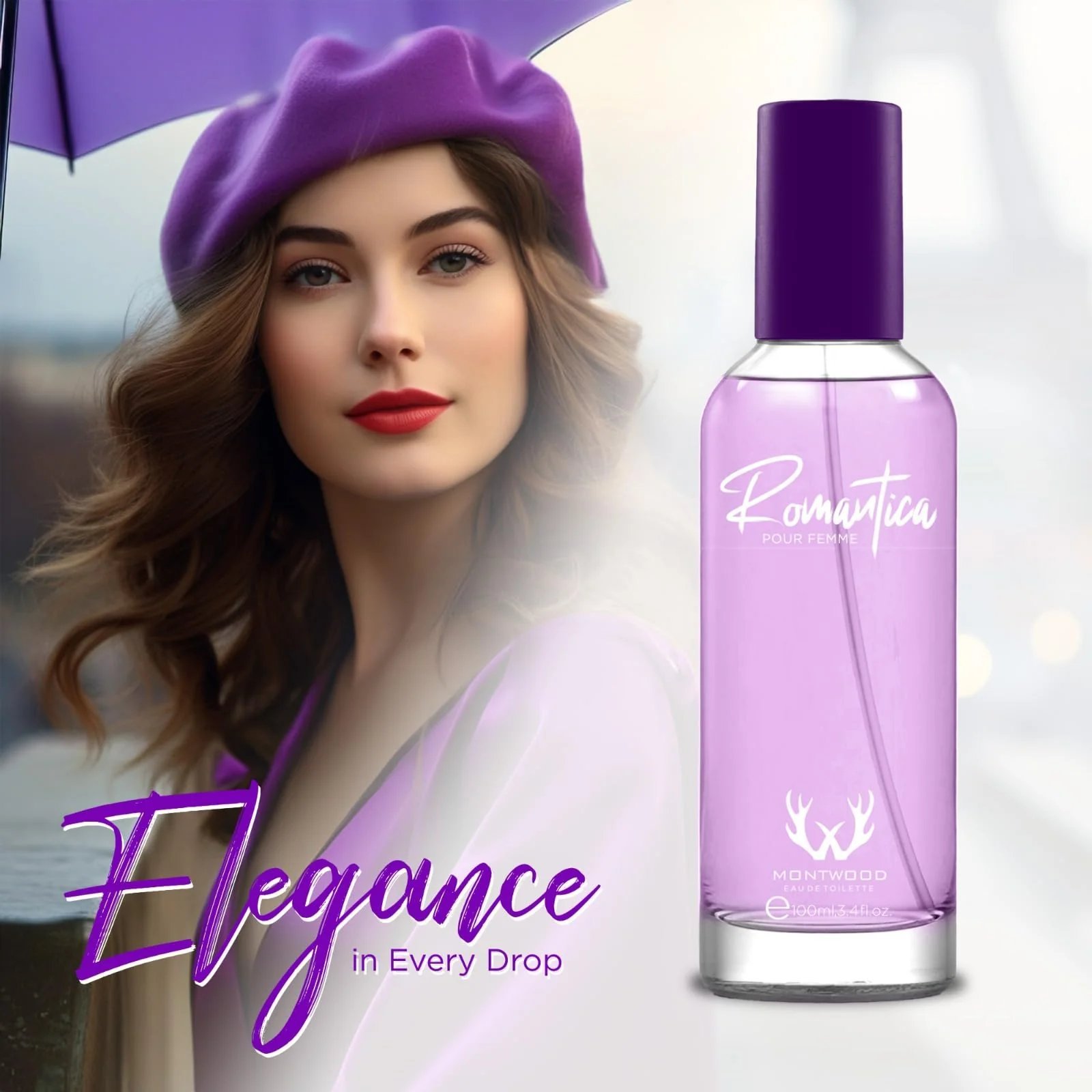 Montwood Romantica Pour Femme Perfume (100ml)