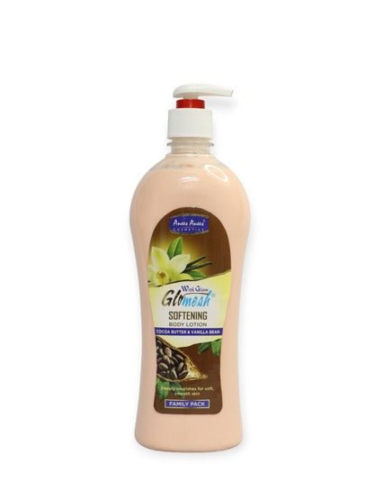 Glomesh Cocoa Butter & Vanilla Bean Softening Body Lotion Family Pack (650ml)