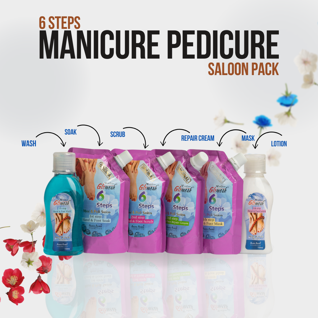 Glomesh Mani & Pedi Kit 6in1 Pouch