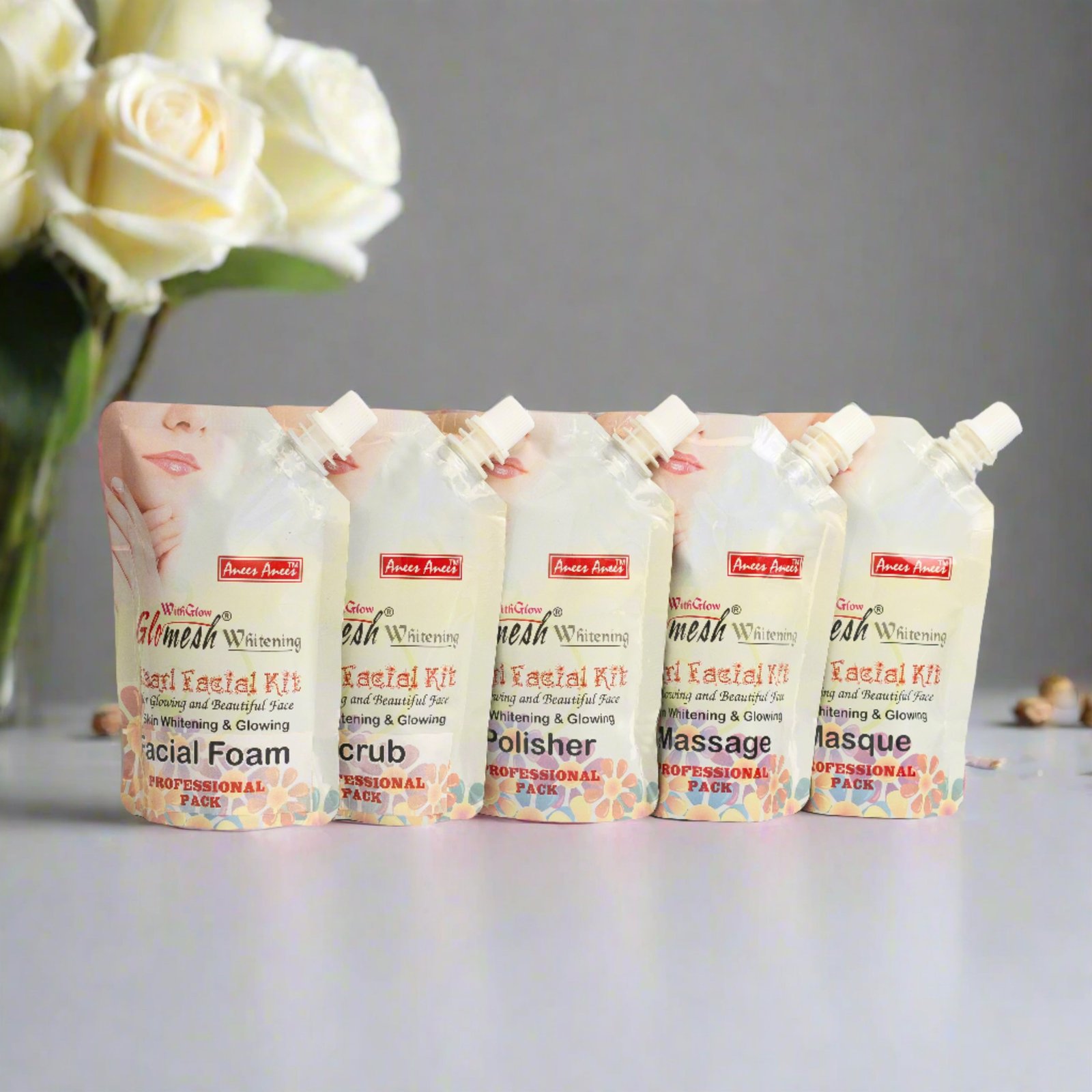 Glomesh White Glow Facial Kit 5in1