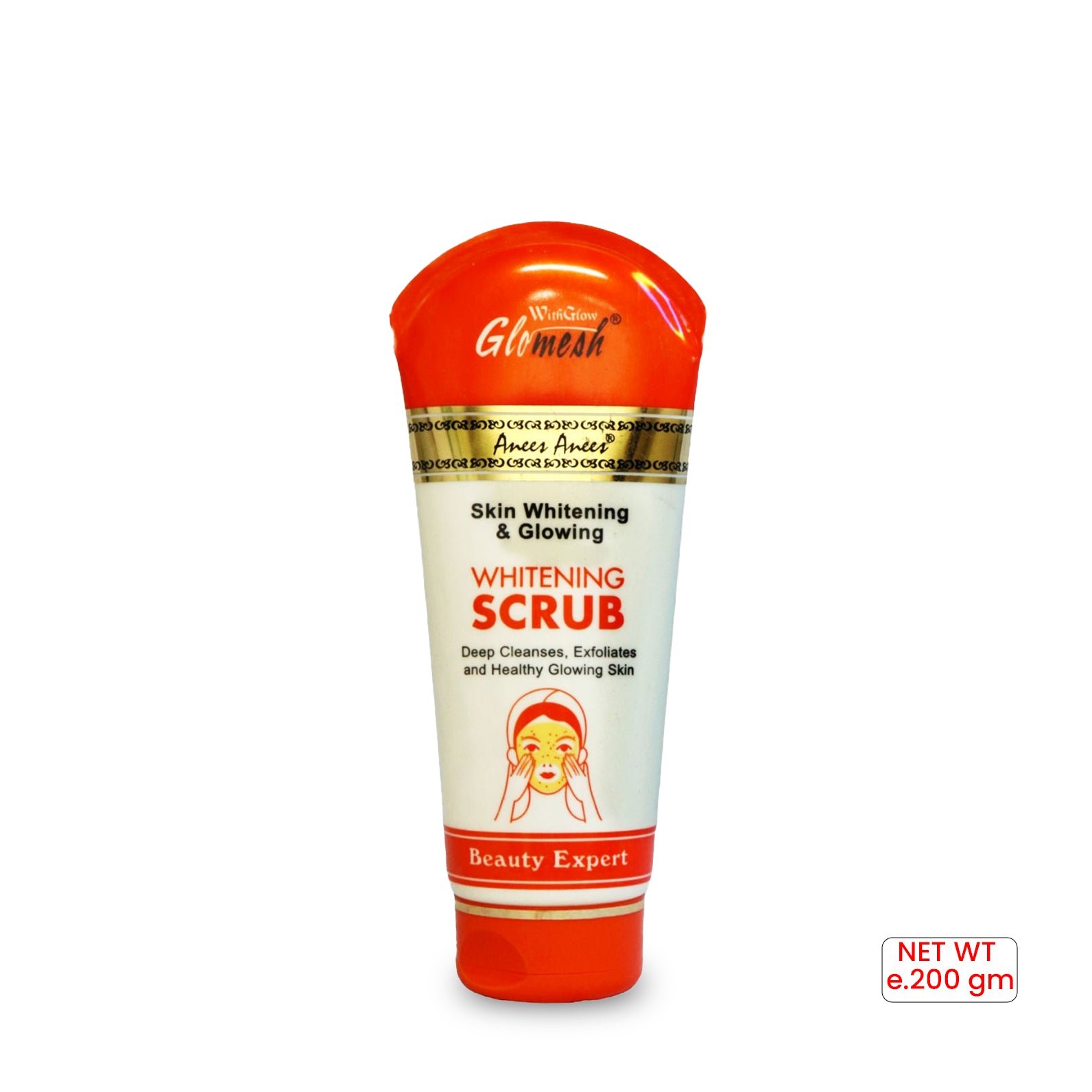 Glomesh Apricot Facial Scrub Tube (200gm)