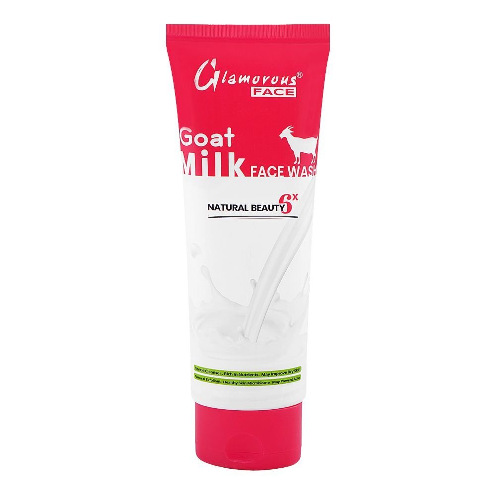 Glamourous Face Natural Beauty 6x Goat Milk Face Wash (100gm)
