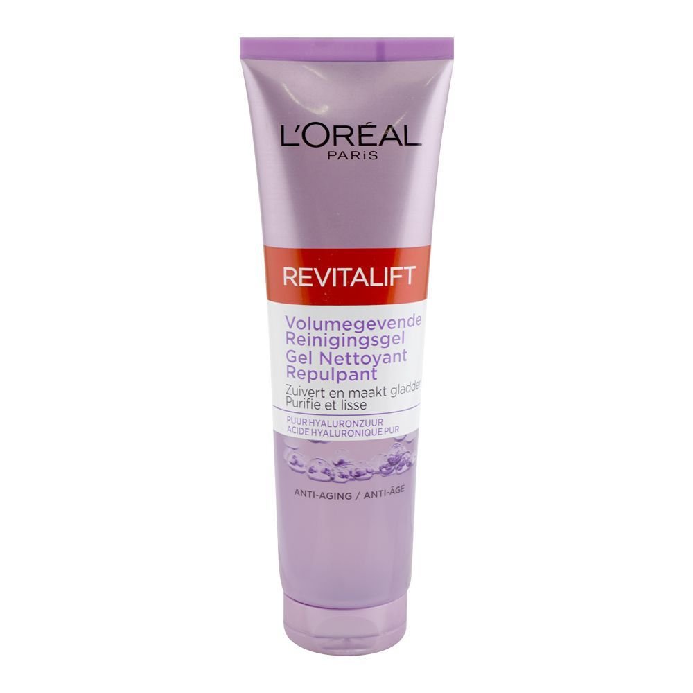 Loreal Paris Revitalift Volume Boosting Cleansing Gel Face Wash With Hyaluronic Acid (150ml)