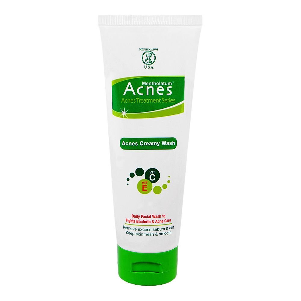 Acnes Creamy Anti-Acne Face Wash With Vitamins C & E, For Normal & Sensitive Skin (100ml)
