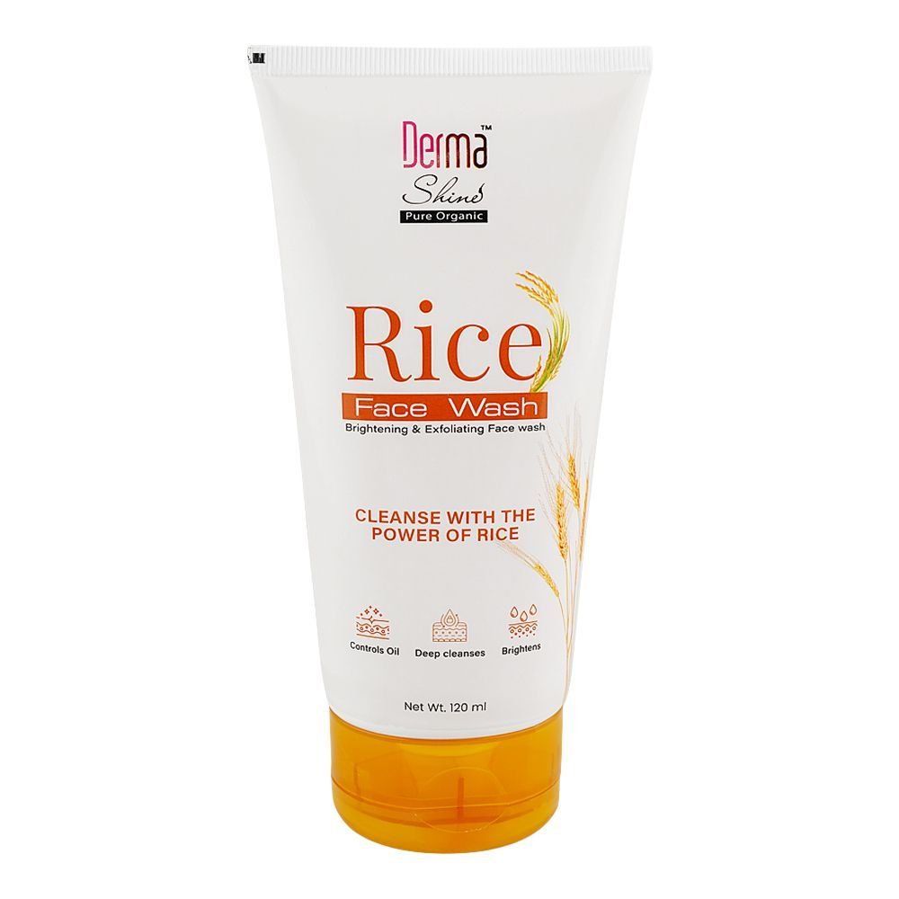 Derma Shine Rice Face Wash (120ml)