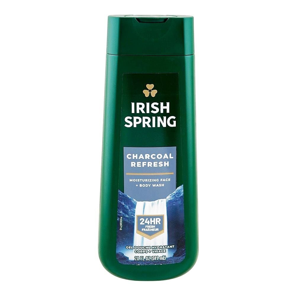 Irish Spring Charcoal Refresh Moisturizing Face+Body Wash (591ml)