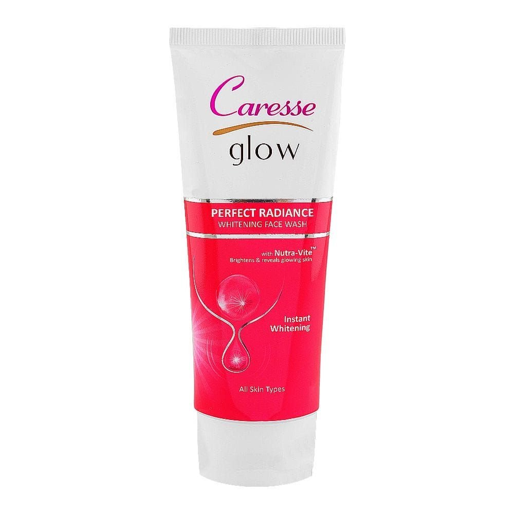 Caresse Glow Perfect Radiance Whitening Face Wash For All Skin Types (100ml)
