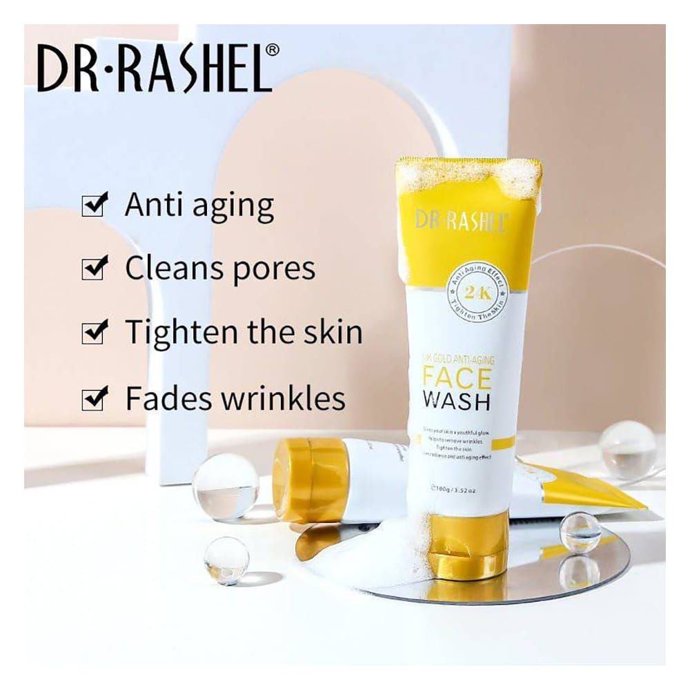 Dr. Rashel 24k Gold Anti-Aging Face Wash (100gm)
