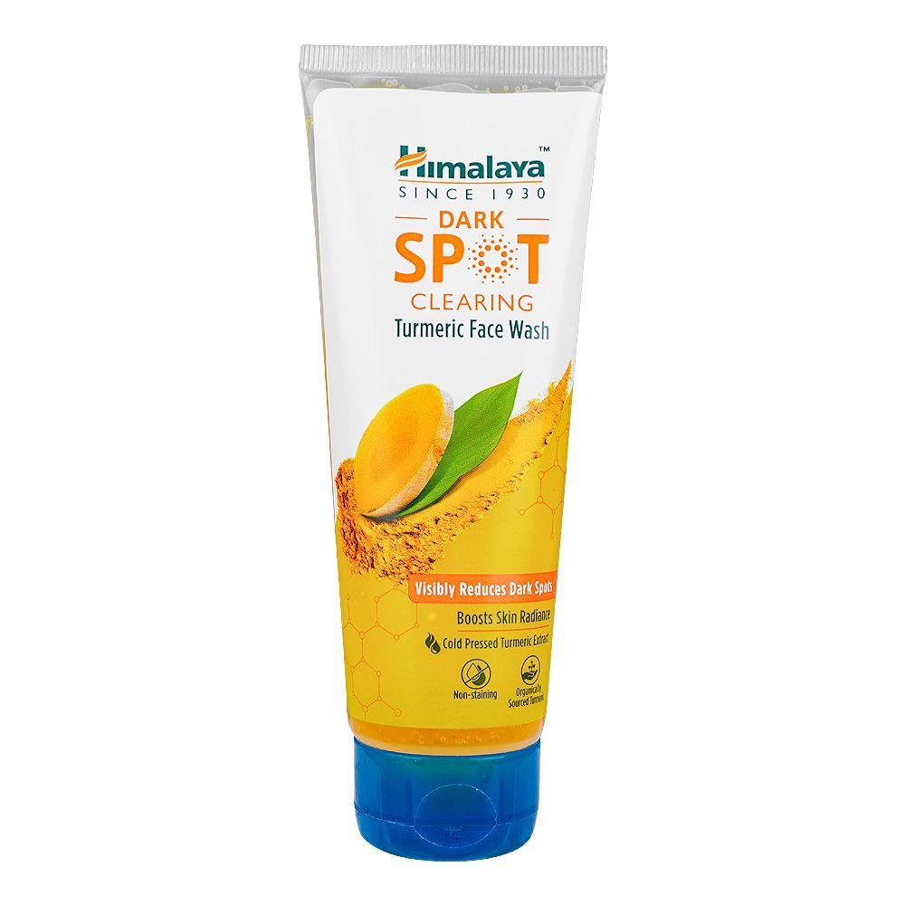 Himalaya Dark Spot Clearing Turmeric Face Wash, Paraben Free (100ml)