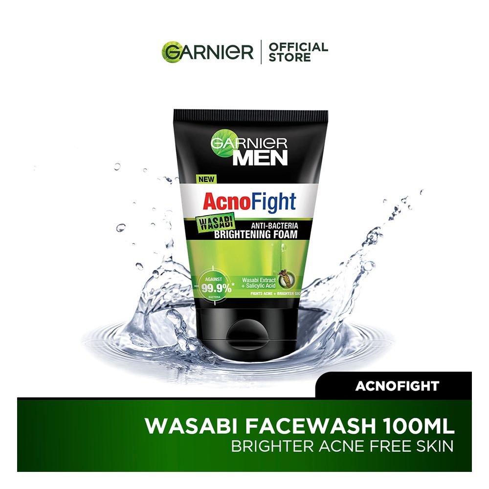 Garnier Men Acno-Fight Wasabi Face Wash (100ml)