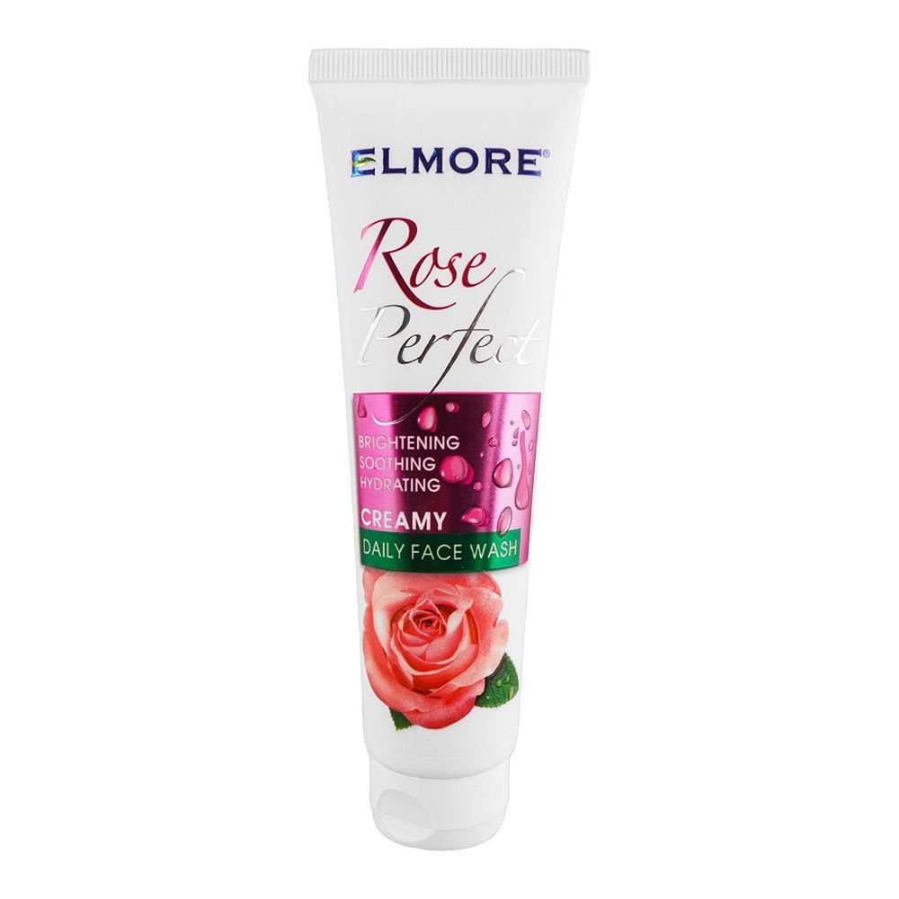 Elmore Rose Perfect Brightening, Soothing, Hydrating Creamy Daily Face Wash (100ml)