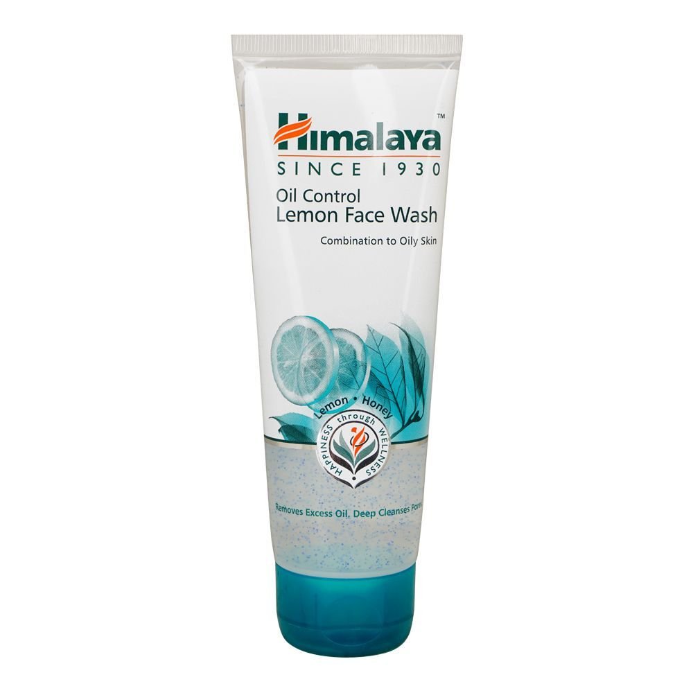 Himalaya Oil Control Lemon Face Wash, For Combination To Oily Skin Type, Removes Excess Oil (100ml)