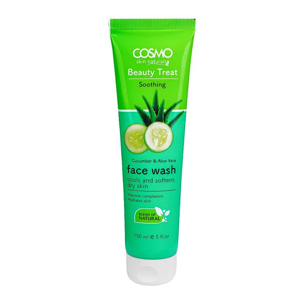 Cosmo Beauty Treat Soothing Cucumber & Aloe Vera Face Wash (150ml)