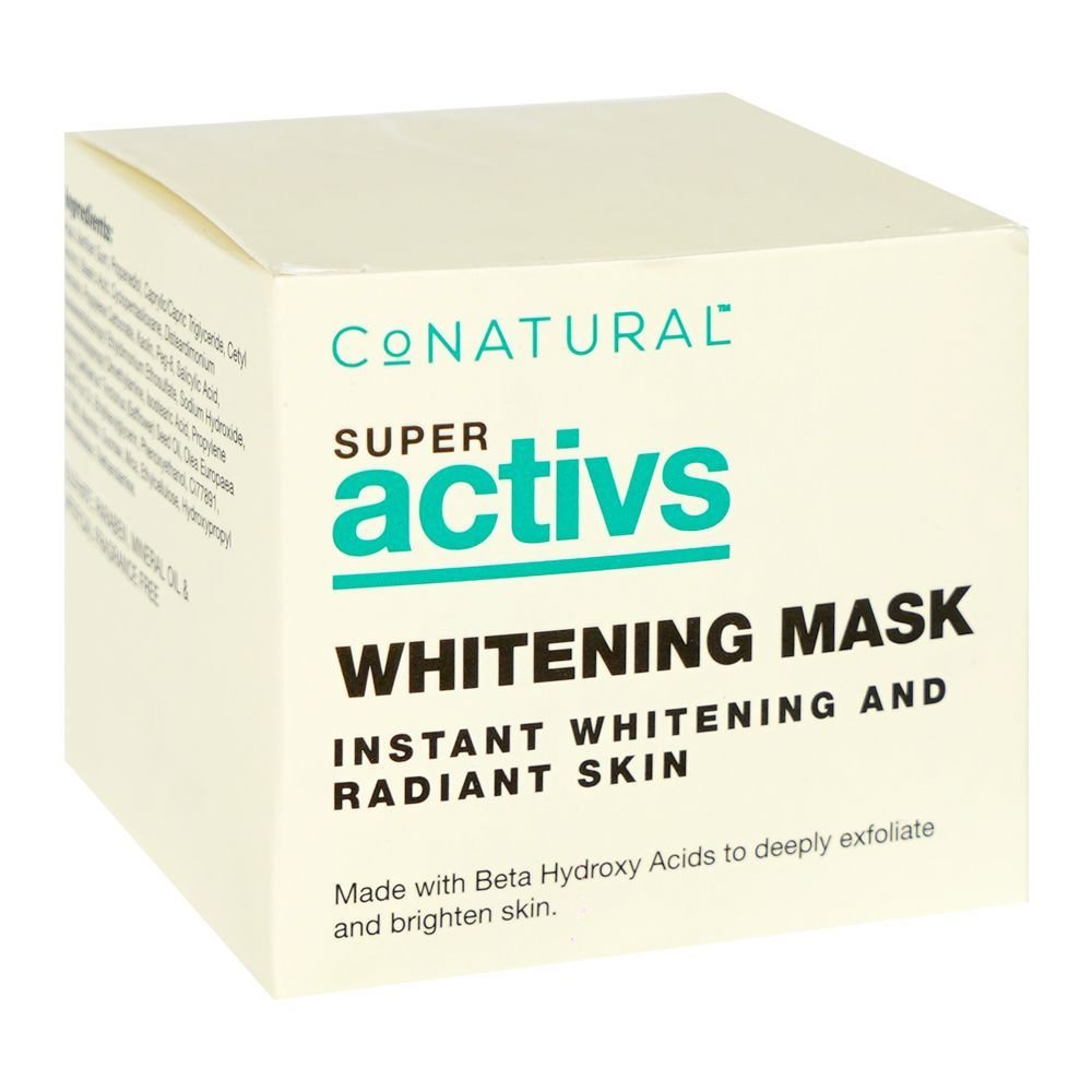 Conatural Super Activs Whitening Face Mask, Sulphate & Paraben Free (50gm)