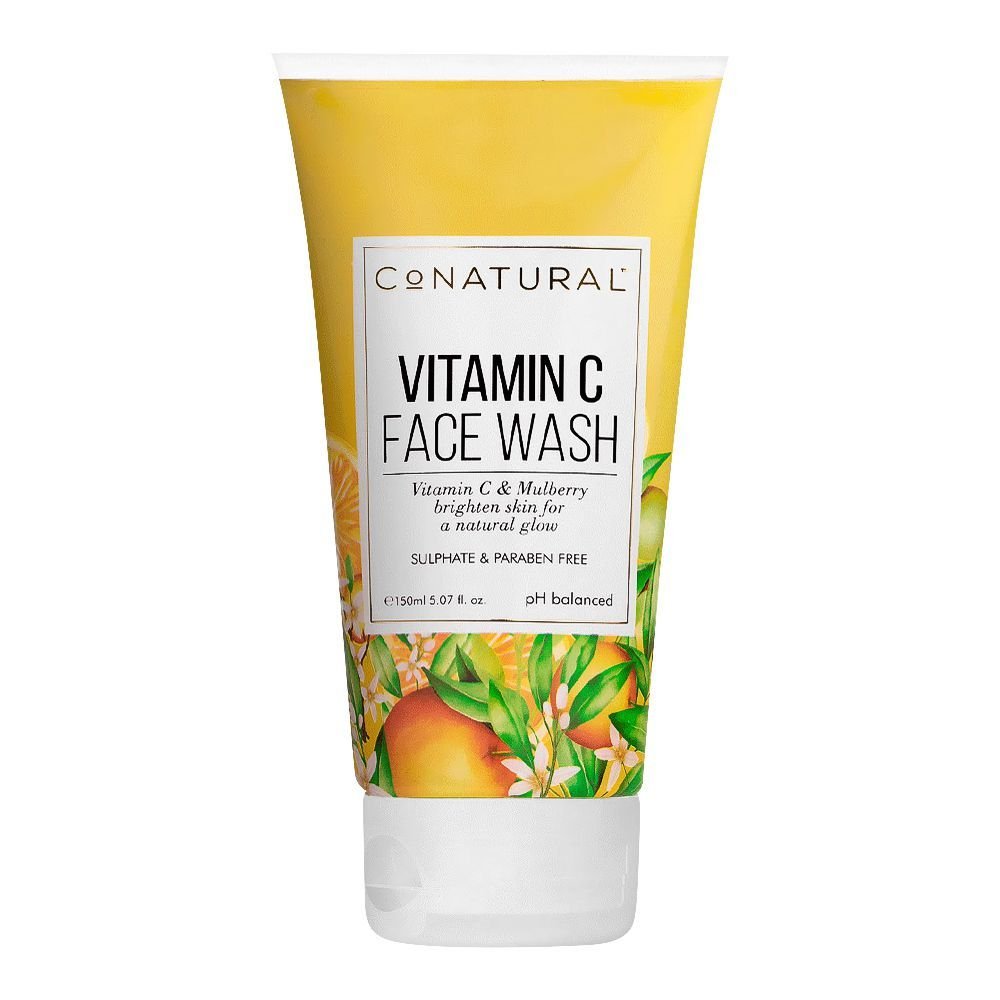 Conatural Vitamin C Face Wash, Brightens Skin For A Natural Glow (150ml)