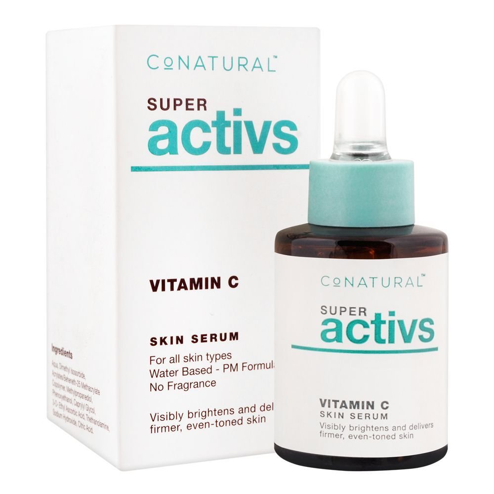 Conatural Super Activs Vitamin C Skin Serum, For All Ski Types (30ml)