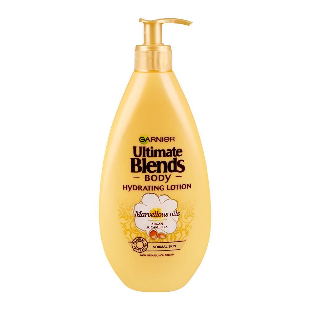 Garnier Ultimate Blends Argan & Camellia Oil Hydrating Body Lotion, For Normal Skin (400ml)