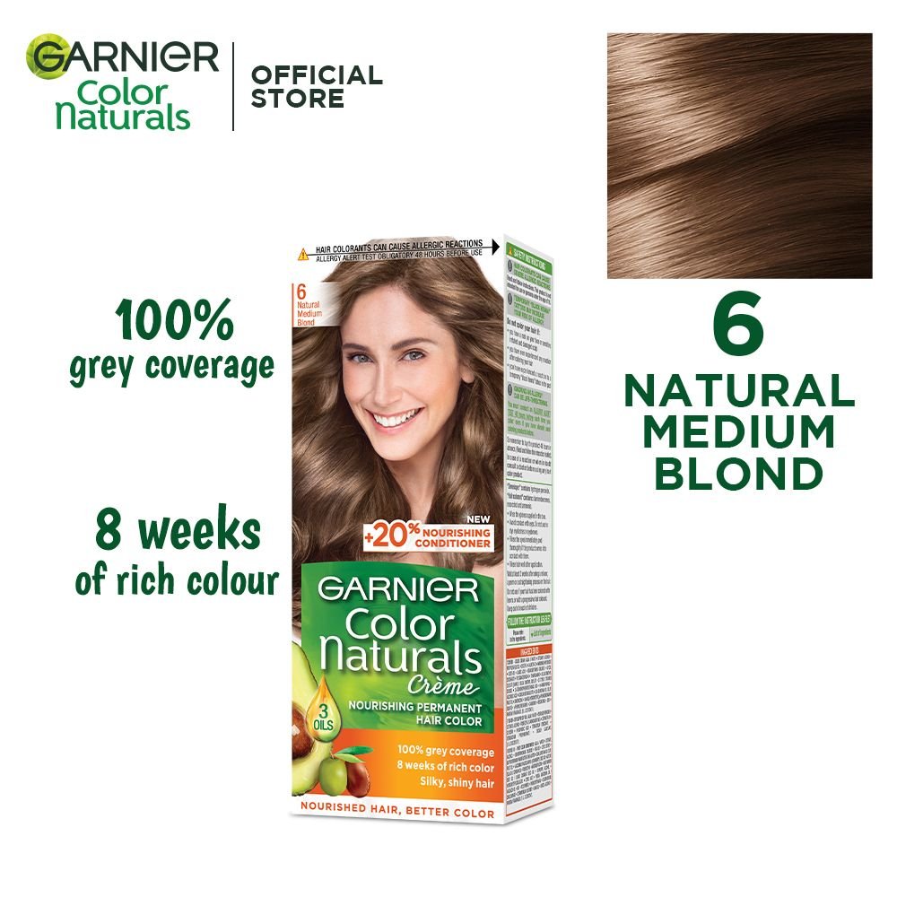 Garnier Color Natural Hair Color 6 Natural Medium Blond