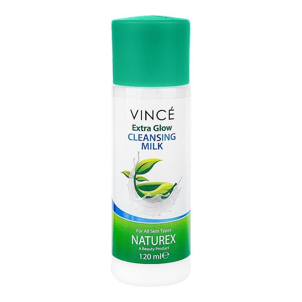 Vince Naturex Extra Glow Cleansing Milk, For All Skin Types (120ml)