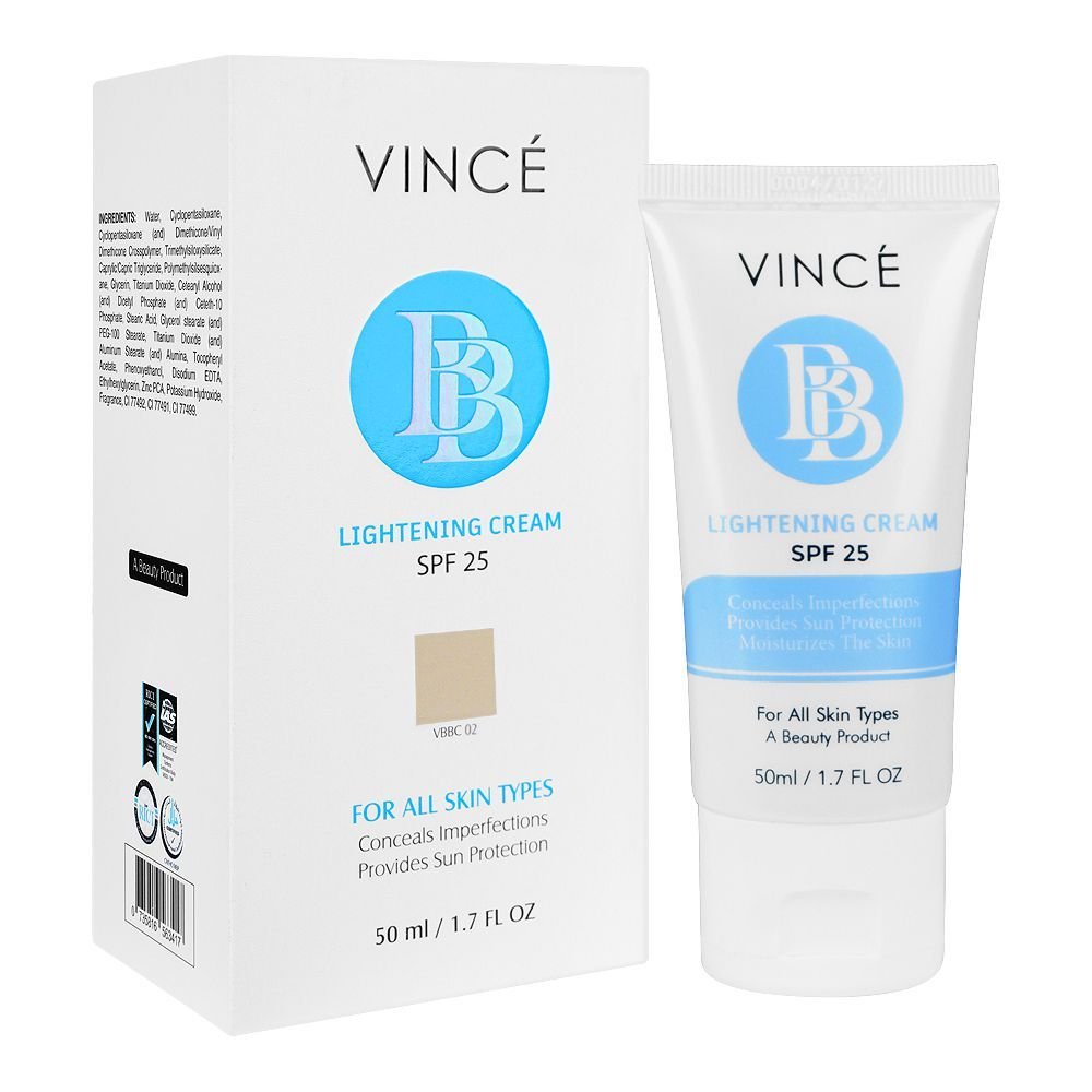 Vince Bb Cream Spf125, For All Skin Types, Sun Protection (50ml)