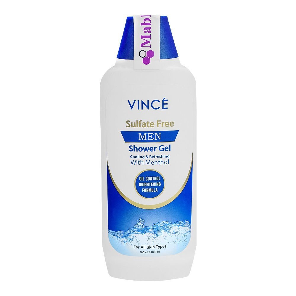 Vince Men Cooling & Refreshing With Menthol Sulfate Free Shower Gel (300ml)