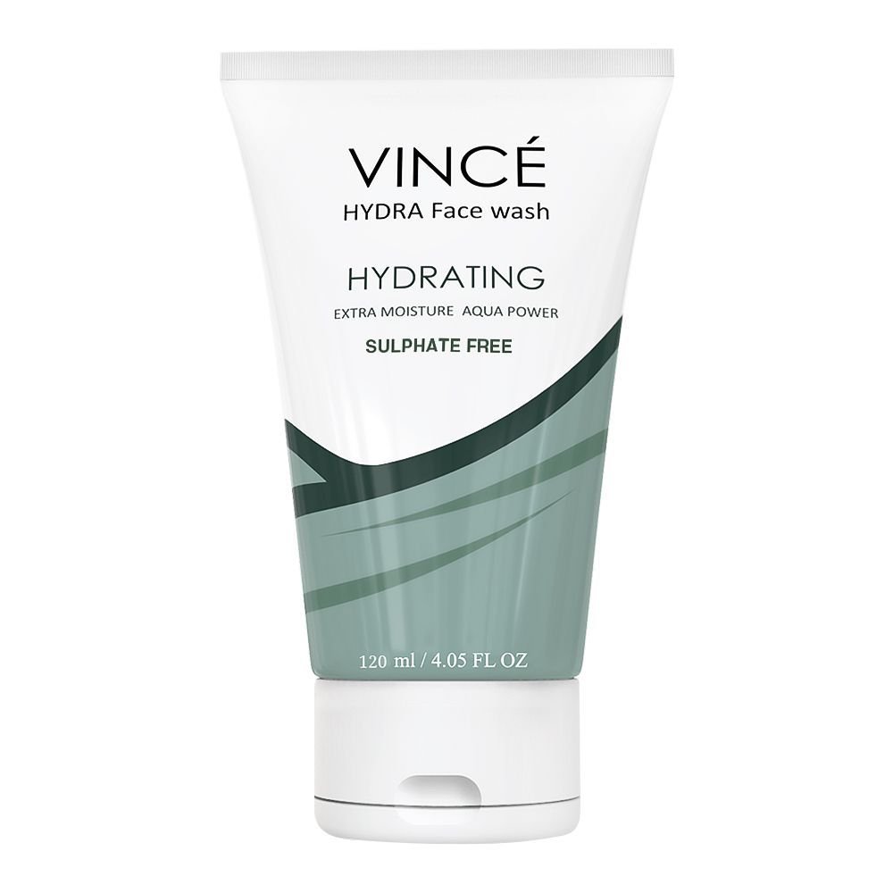 Vince Hydrating Sulphate Free Hydra Face Wash, Extra Moisture (120ml)