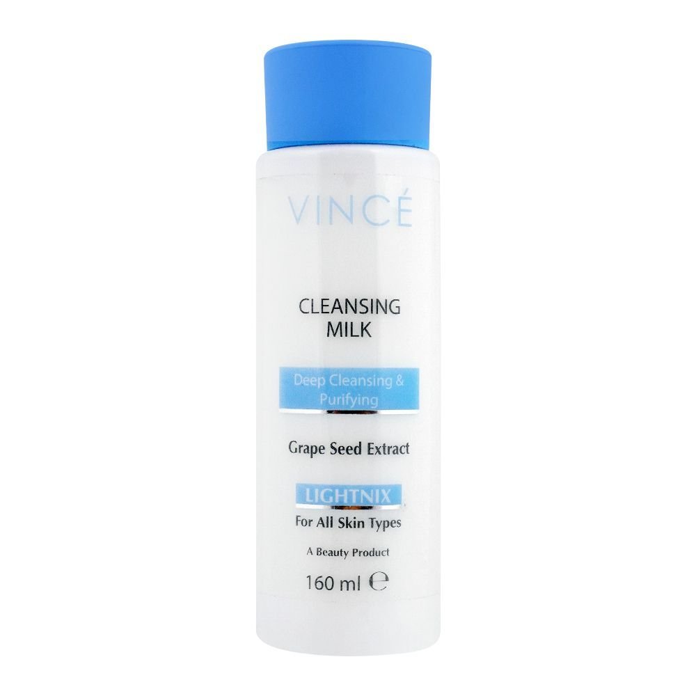 Vince Deep Cleansing & Purifying Lightenix Cleansing Milk, All Skin Types (160ml)