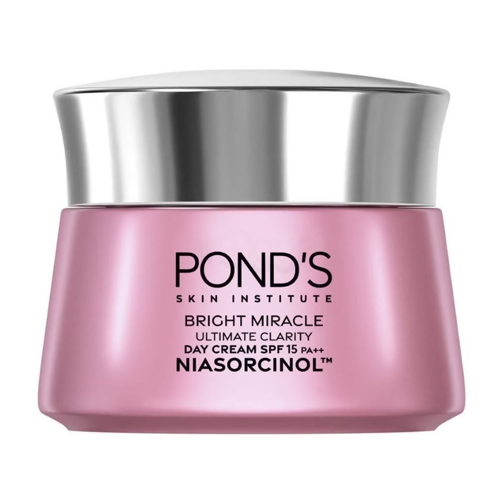 Ponds Bright Miracle Ultimate Clarity Day Cream, Niasorcinol, Spf15, Pa++ (45gm)