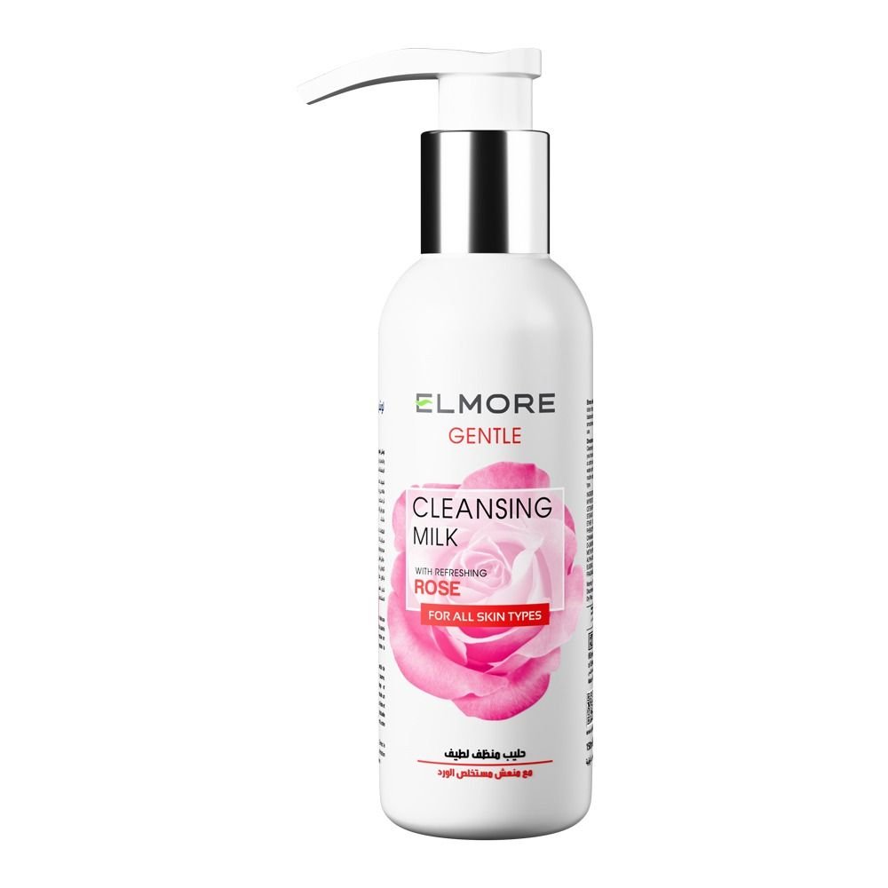 Elmore Refreshing Rose Gentle Cleansing Milk, For All Skin Types (150gm)