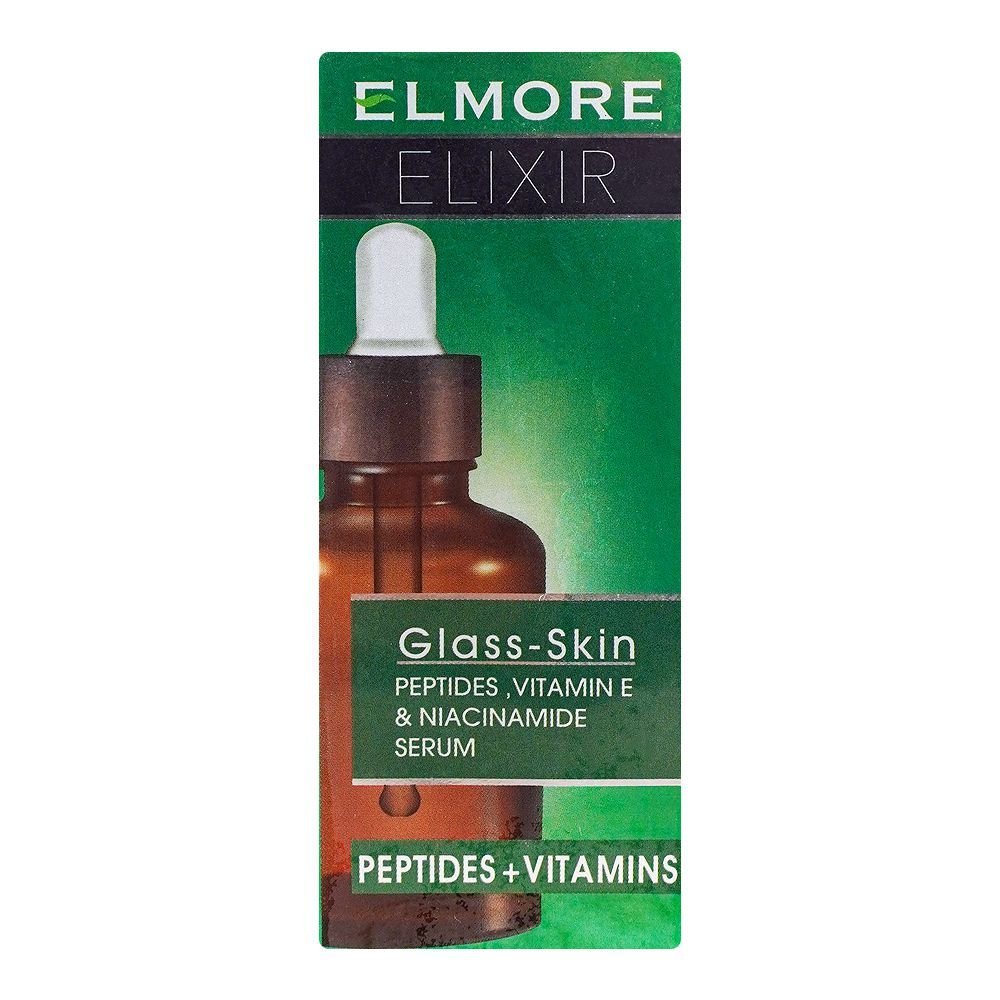Elmore Elixir Peptides Vitamin E & Niacinamide Glass Skin Serum (30ml)