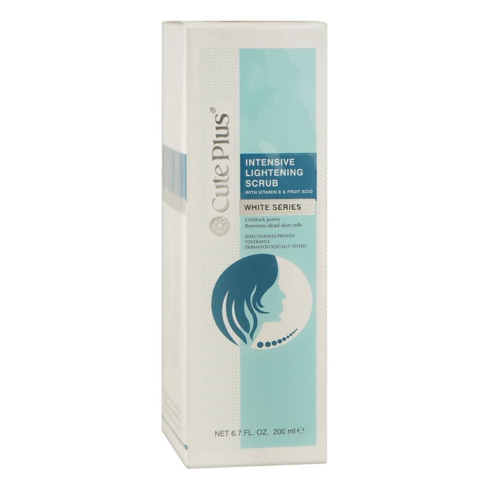 Cute Plus White Series Intensive Lightening Scrub With Vitamin E & Fruit Acid (200ml)