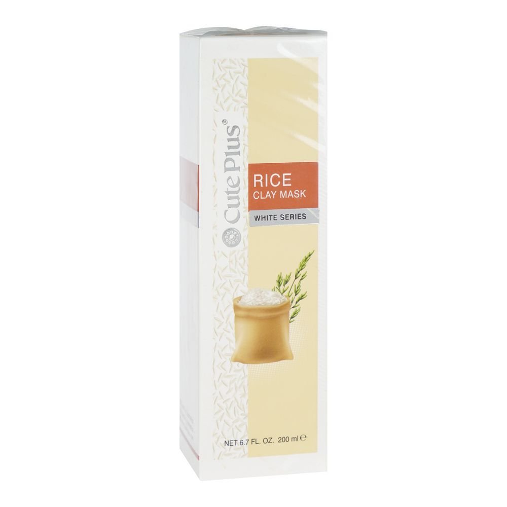 Cute Plus White Series Rice Clay Face Mask (200ml)