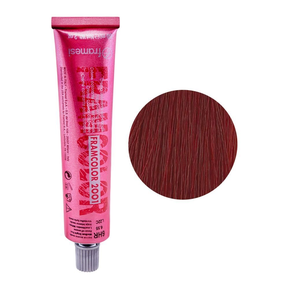 Framesi Framcolor 2001 Hair Colouring Cream 6hr Medium Bright Red