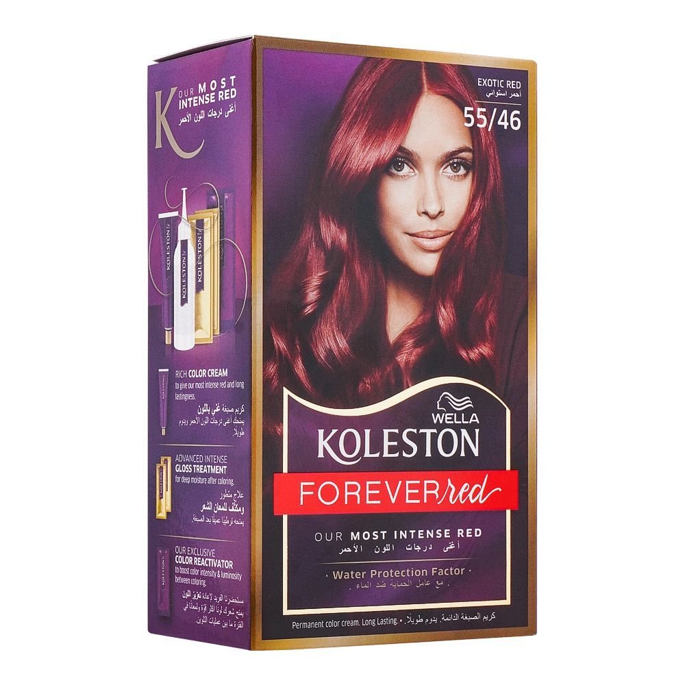 Wella Koleston Forever Red Color Cream Kit 55/46, Exotic Red