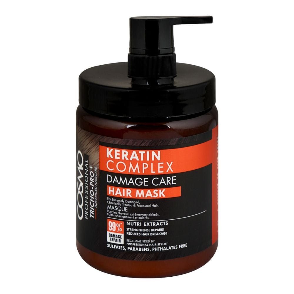 Cosmo Professional Keratin Complex Damage Care Hair Mask (1000ml)