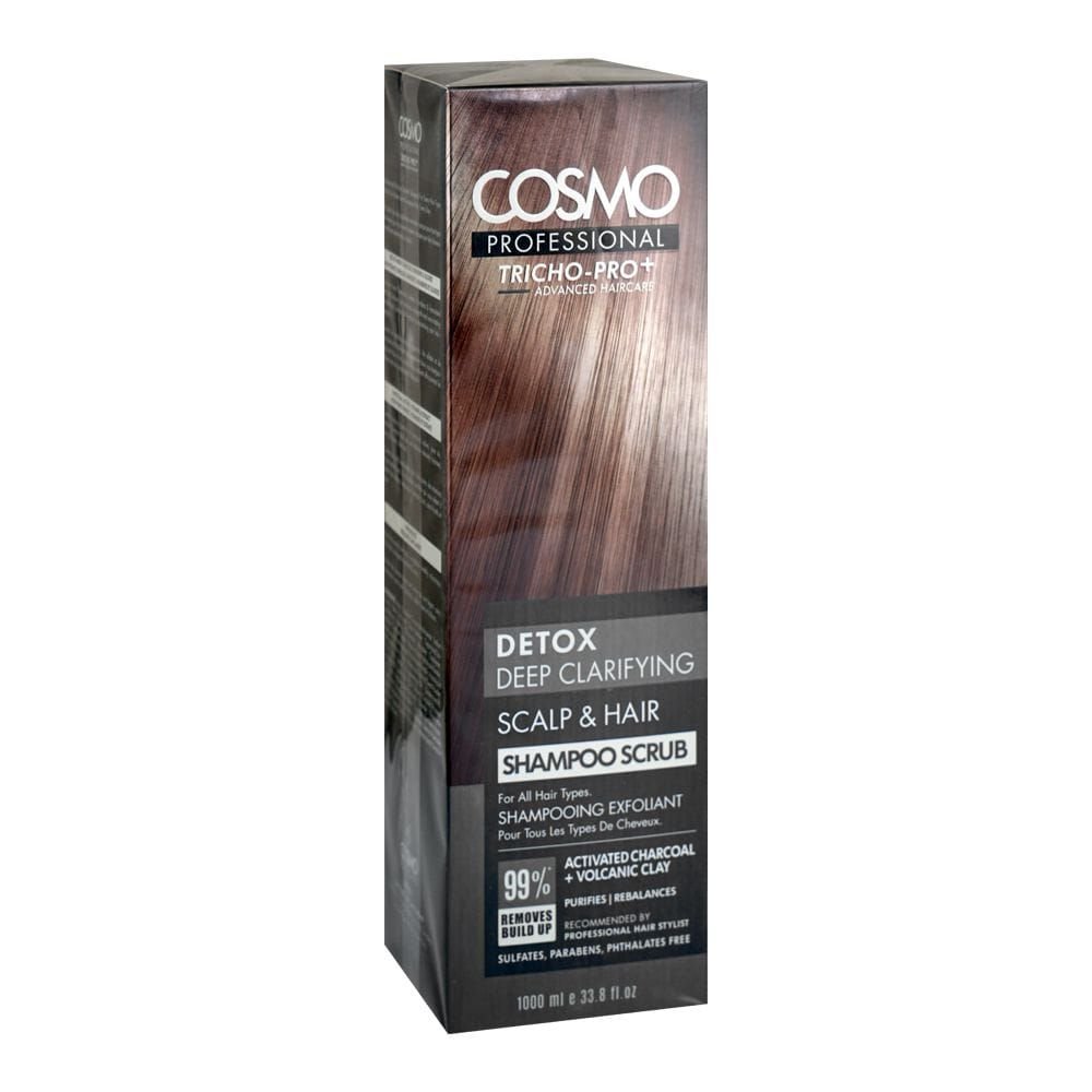 Cosmo Professional Detox Deep Clarifying Shampoo Scrub (1000ml)