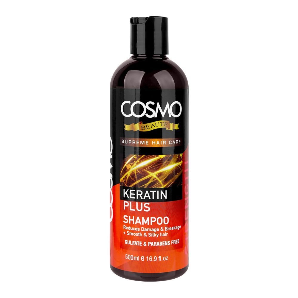 Cosmo Beaute Keratin Plus Strength Shampoo (500ml)