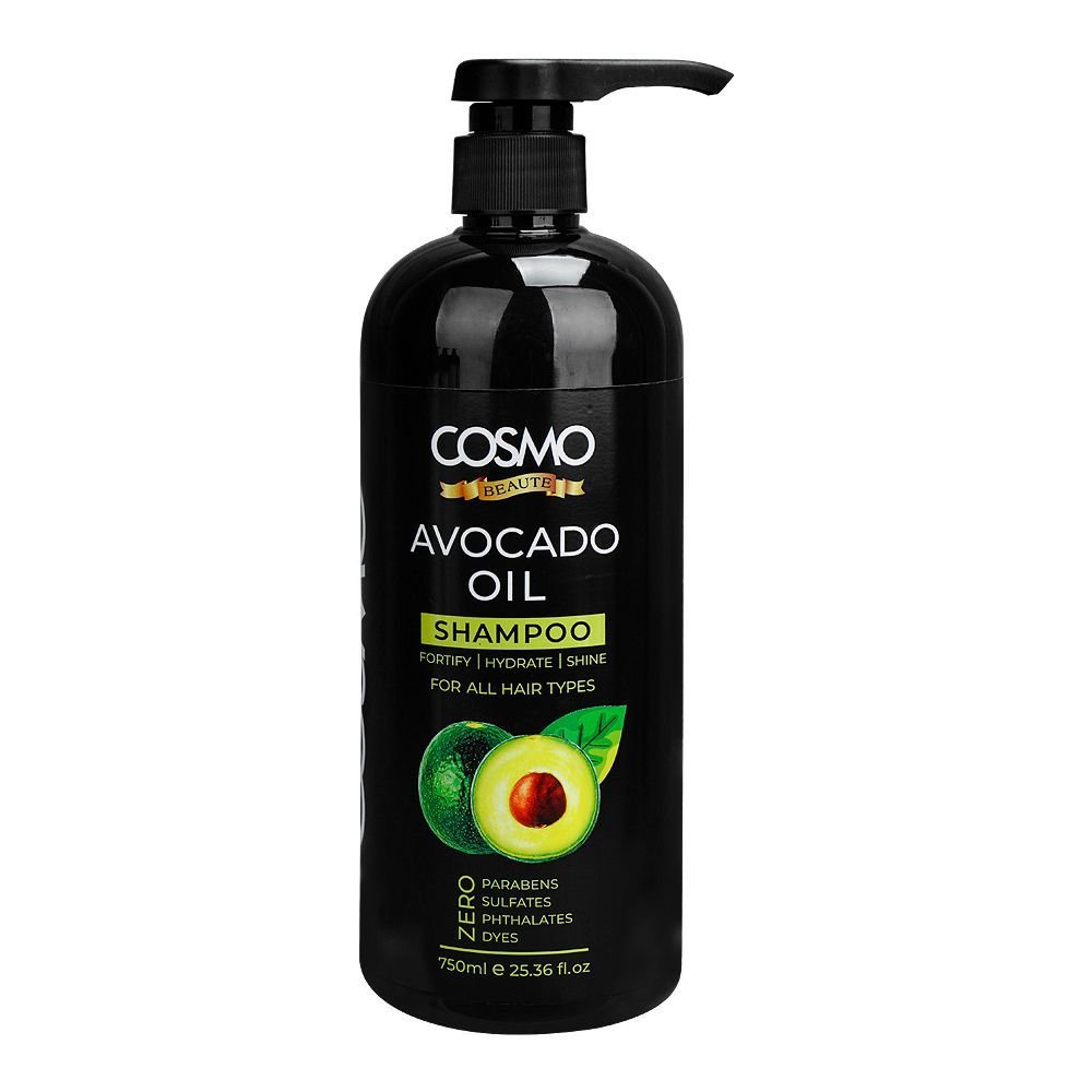 Cosmo Beaute Avocado Oil Shampoo (750ml)