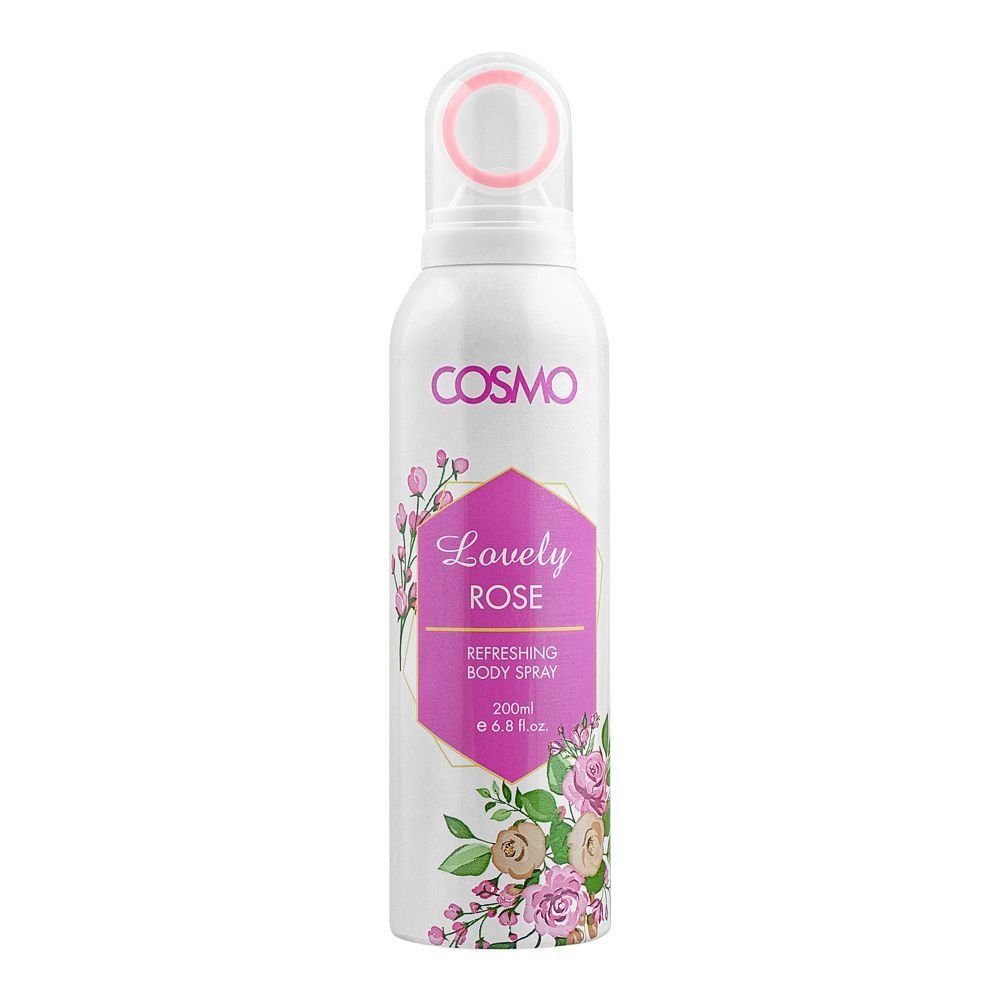 Cosmo Lovely Rose Refreshing Body Spray (200ml)