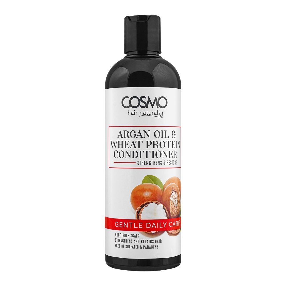 Cosmo Hair Naturals Gentle Daily Care, Argan Oil & Wheat Protein Conditioner (480ml)