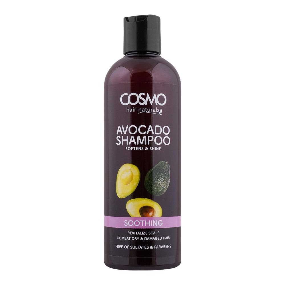 Cosmo Hair Naturals Soothing Avocado Shampoo (480ml)