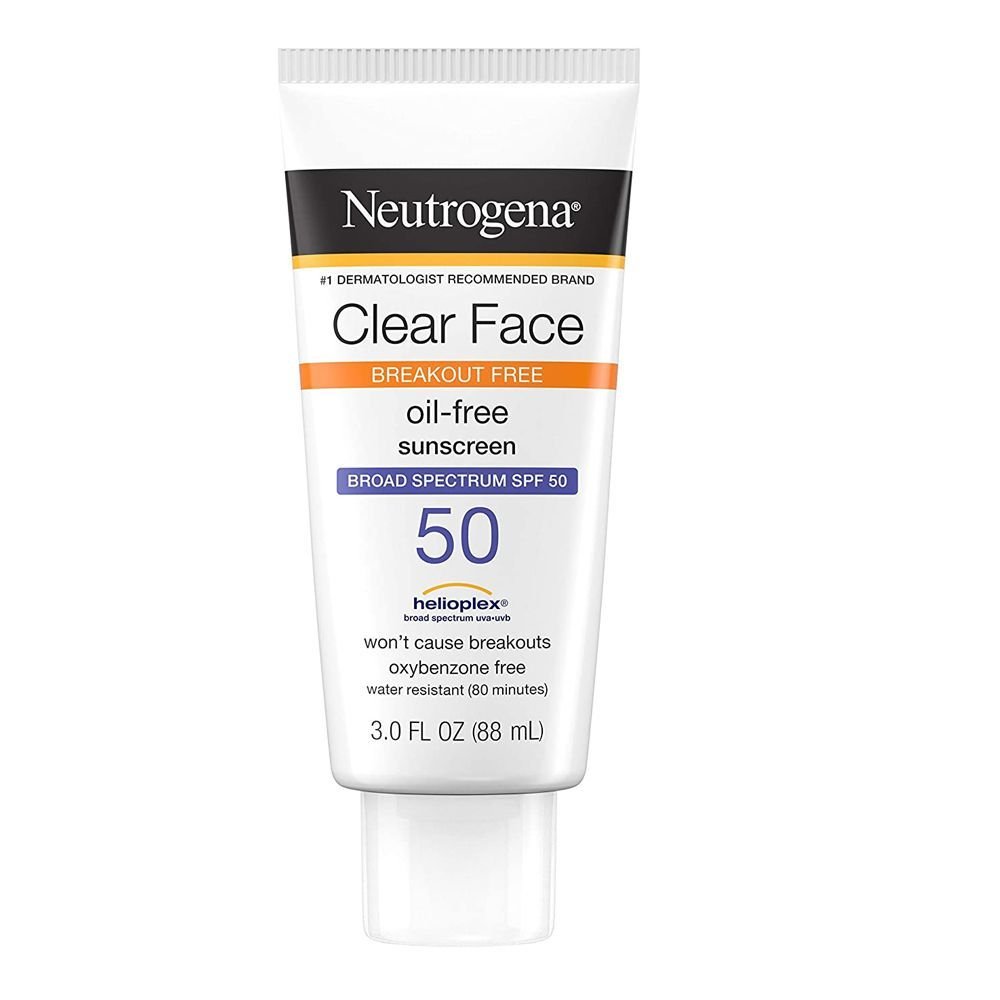 Neutrogena Clear Face Breakout-Free, Oil-Free Spf-50 Sunscreen (88ml)